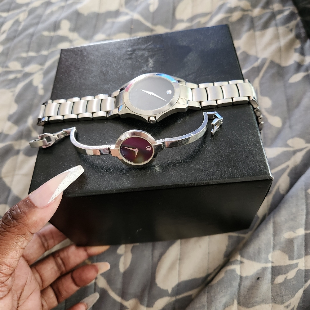 His and hers Movado watches